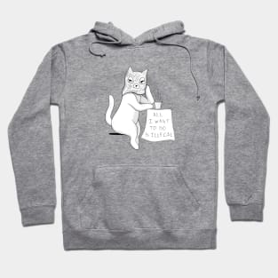 Illegal Cat Hoodie